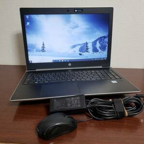 ほぼ美品 HP ProBook 450 G5 Core i5 第８世代 (8250U)◆メモリ8GB◆M.2 SSD256GB◆15.6インチ HD 動作品 Win10 PC Office2021 laptopの画像1