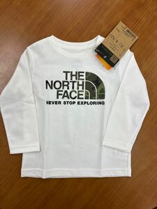 THE NORTH FACE ノースフェイス カモフラ ロゴ ロンT 迷彩 長袖Tシャツ キッズ　ベビー