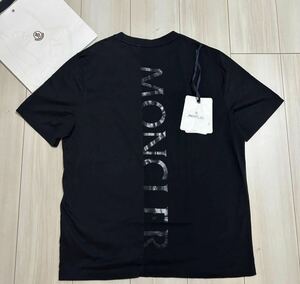 【22年モデル】【最新作】【美品】MONCLER モンクレール　ラバーワッペン　半袖Tシャツ　黒　XS