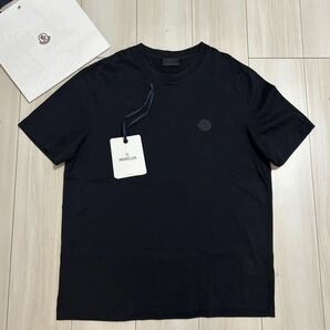 【22年モデル】【最新作】【美品】MONCLER モンクレール ラバーワッペン 半袖Tシャツ 黒 XSの画像2