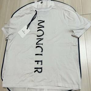 【22SS】【最新作】【最安値】MONCLER モンクレール 半袖Tシャツ ラバーワッペン 白 XXLの画像1