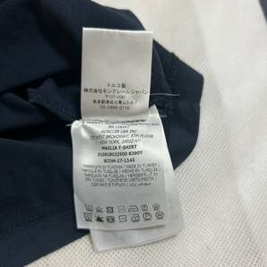 【最安値】MONCLERモンクレール ダブルワッペン 半袖Tシャツ ネイビー Sの画像4