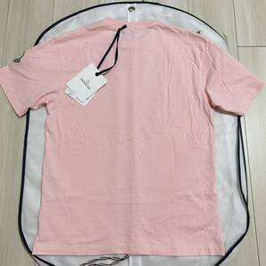 【激レア】【美品】MONCLER モンクレール 半袖Tシャツ デカワッペン ピンク Sの画像3