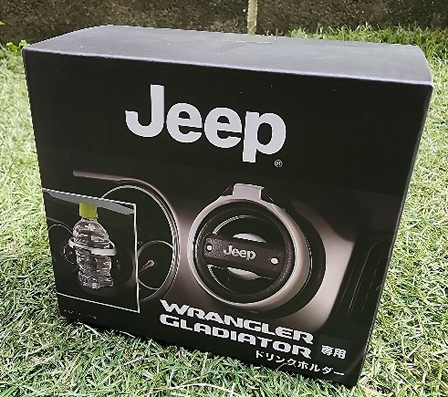 【送料込】　☆新品・未開封品☆　JEEP純正ドリンクホルダー　ＪＰＮＡＪＬ２５１９０１０　MOPAR純正品　JEEPロゴ