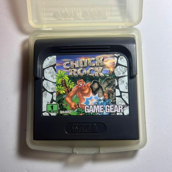 GAME GEAR ゲームギア　CHUCK ROCK チャックロック 北米版 SEGA セガ ソフトのみ