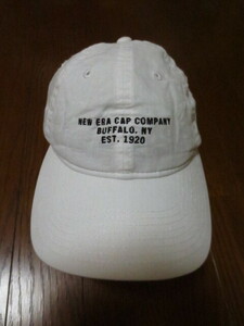 ＮＥＷ　ＥＲＡ　ＣＡＰ　ＣＯＭＰＡＮＹ　ニューエラ　ししゅうロゴ入り　リネンベースボールキャップ　白系　麻１００％