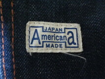 Ａｍｅｒｉｃａｎａ　ＭＡＤＥ　ＩＮ　ＪＡＰ　アメリカーナ　インディゴデニム　ボタンフライペインターパンツ　Ｍ　日本製_画像6