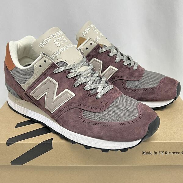 27cm 新品 ニューバランス イギリス製 576 ブラウン 希少 MADE IN ENGLAND 英国製 UK OU576PTY PTY 576PTY レア NEWBALANCE 茶 UK製