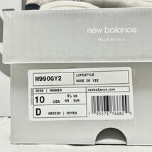 28cm 新品 ニューバランス 990 アメリカ製 NEWBALANCE グレー MADE IN USA 英国製 USA10 990GY2 M990 M990GY2 9060 1500 920_画像10