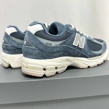 23.5cm 新品 ニューバランス 2002R ネイビー 紺 ピンクソール NEWBALANCE 2002 M2002R RHC レザー スニーカー ウィメンズ レディース WOMEN_画像3