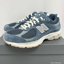 24.5cm 新品 ニューバランス 2002R ネイビー 紺 ピンクソール NEWBALANCE 2002 M2002R RHC レザー スニーカー ウィメンズ レディース WOMEN_画像1