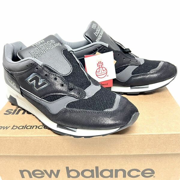 28cm 新品 ニューバランス 1500 イギリス製 ハリスツイード 使用 限定 高級 ブラック 黒 NEWBALANCE 英国製 ENGLAND 上品 1500JD 1500