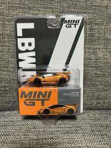 MINI GT 1/64 LB限定ブリスター　355 LB WORKS Lamborghini Huracan GT Arancio Borealios レア品