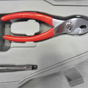 手工具 車型ケース 工具セット ソケットレンチ プライヤー ペンチ等 保管品 S80の画像8