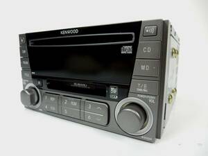 【SUBARU】 スバル純正 KENWOOD ケンウッド MD/CD RECEIVER GX-401MDF2 2DIN 動作未確認 中古品 JUNK 現状渡し 一切返品不可で！ 