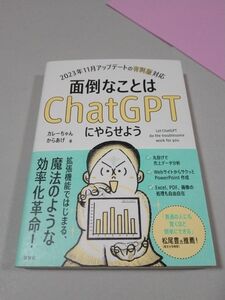 面倒なことはＣｈａｔＧＰＴにやらせよう カレーちゃん　からあげ