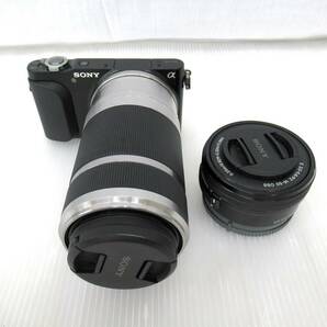 SONY ソニー NEX-3N ミラーレス一眼レフカメラ E 3.5-5.6/PZ 16-50 OSS / E 4.5-6.3/55-210 OSS デジカメの画像1