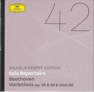 [CD/Dg]ベートーヴェン:創作主題に基づく15の演奏曲とフーガ変ホ長調Op.35&創作主題に基づく6つの変奏曲Op.34他/W.ケンプ(p) 1971.12