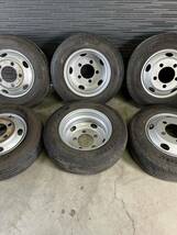 ●205/75R16 113/111L LT ブリヂストン/R202 夏タイヤ6本 21年 TOPY/TS 16×5.5J 116.5-8TC _画像1