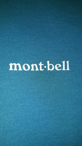 mont-bell 長袖カットソー ブルーグリーン Sサイズ