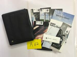 [A62]BMW 1 series 120i owner manual 