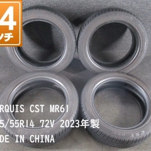 ■ MARQUIS マーキス CST MR61 165/55R14 72V サマータイヤ4本セット 製造2023年 【 Y10-4 】の画像1