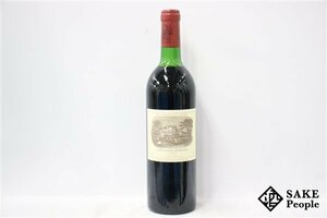 ■注目! シャトー・ラフィット・ロートシルト 1983 750ml 度数記載なし フランス ボルドー 赤