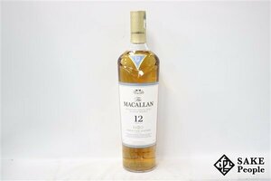 ◇1円～ ザ・マッカラン 12年 シングルモルト トリプルカスク 750ml 40％ スコッチ