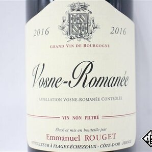 ■注目! ヴォーヌ・ロマネ 2016 エマニュエル・ルジェ 750ml 14％ フランス ブルゴーニュ 赤の画像2