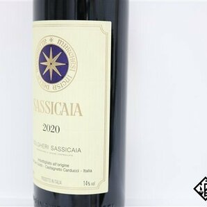 ■注目! サッシカイア 2020 750ml 14％ イタリア 赤の画像4