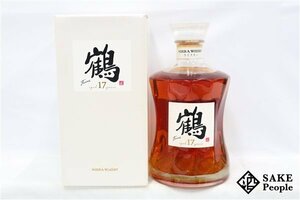 ◇注目! ニッカ 鶴 17年 クリアボトル 700ml 43% 箱付き ジャパニーズ