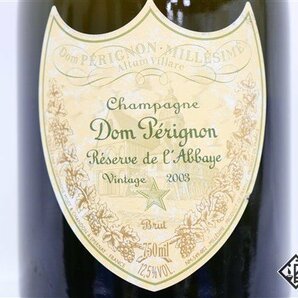 □1円～ ドン・ペリニヨン レゼルヴ・ド・ラベイ 2003 750ml 12.5％ シャンパンの画像2