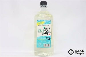 ●注目! サントリー 翠 SUI 40% 1800ml ジン 日本