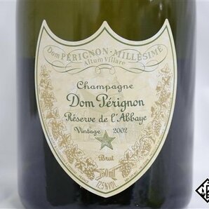 □1円～ ドン・ペリニヨン レゼルヴ・ド・ラベイ 2002 750ml 12.5％ シャンパンの画像2