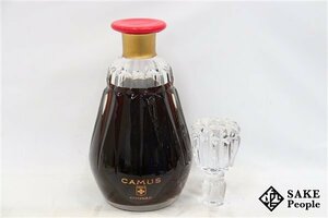 ◆注目! カミュ カラフェ クリスタル 赤キャップ 700ml ※度数記載なし 替え栓付き コニャック