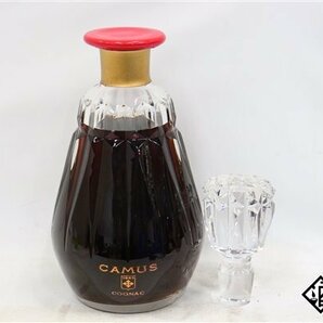 ◆注目! カミュ カラフェ クリスタル 赤キャップ 700ml ※度数記載なし 替え栓付き コニャックの画像1