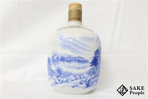 ◇1円～ サントリー 白州蒸溜所 完成記念ボトル 陶器 760ml 43% ジャパニーズ