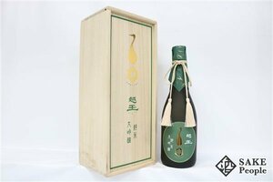 ☆注目! 越後鶴亀 越王 純米大吟醸 720ml 15度 箱 2023.11 株式会社越後鶴亀 新潟県