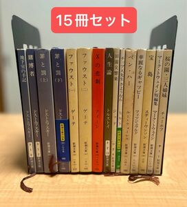 新潮文庫　15冊セット　海外小説　「ゲーテ」「ドストエフスキー」他