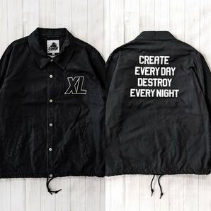 X-LARGE/エクストララージ/HEAVY OX COACHES JACKET/ダック地調ヘビーオンスコーチジャケット/SIZE XL/ビッグシルエット/裏地スウェットの画像1