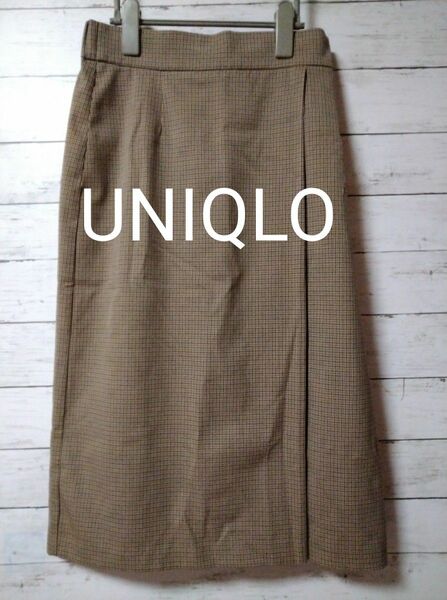 UNIQLO　巻きスカート風タイトスカート