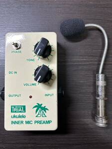 TRIAL・ukulele INNER MIC PREAMP（トライアル・ウクレレインナーマイクプリアンプ）