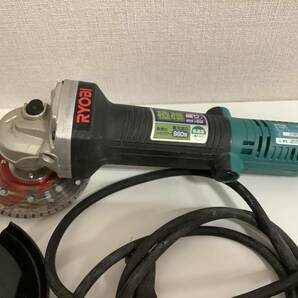 1647◆RYOBI G-110PH ジスクグラインダ ディスクグラインダー 電動工具 中古 通電OK ※付属品写真にてご確認下さいの画像2