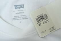 新品リーバイスA3546-0011 JP Lサイズ/US Mサイズ リラックスフィット 半袖 Tシャツ 501ボタンフライ ホワイト/白 カットソー クルーネック_画像3