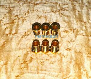 新品Fender純正American Series Strat/Tele Tuning Key Bushing Goldフェンダー ストラト/テレキャスShallerシャーラー ペグ キー ブッシュ