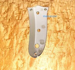 新品Fender純正Mustang Guitar Control Plate '65 & '69 Japan 1999-Presentフェンダー ムスタング ギター コントロール プレート クローム