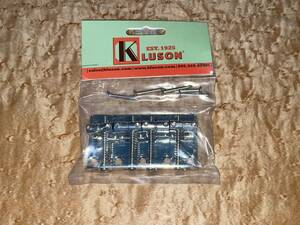  new goods Kluson original KVBB70N Nickel Vintage Bridge70s Fender Precision& Jazz Bass Crew son fender pre . Jazz base Style Bridge 