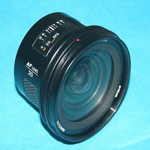 ★ GW限定 激安 1円出品！大迫力 超広角！綺麗！★ MINOLTA ミノルタ AF 20mm F2.8 初期型！ α Aマウント！少難有り ジャンク扱い！FD2806の画像5