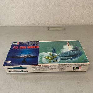 レベル 1/260 超精密ポラリス潜水艦 SSB(N) 598 U.S.S. ジョージ ワシントン プラモデル 開封済の画像1