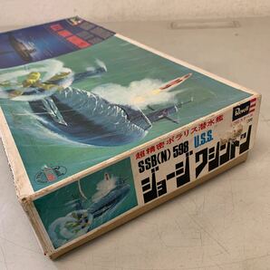 レベル 1/260 超精密ポラリス潜水艦 SSB(N) 598 U.S.S. ジョージ ワシントン プラモデル 開封済の画像7